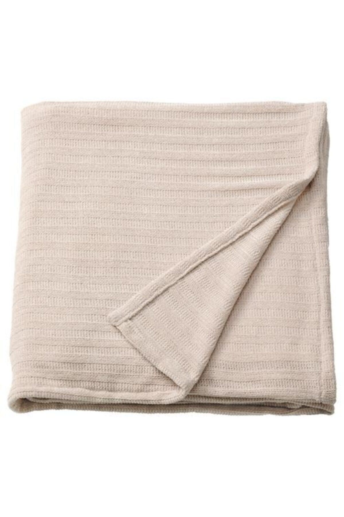 IKEA Tek Kişilik Koltuk-diz Üzeri Örtüsü 130x170 Cm Meridyendukkan Bej Renk Örtü Yumuşak Ylvalı