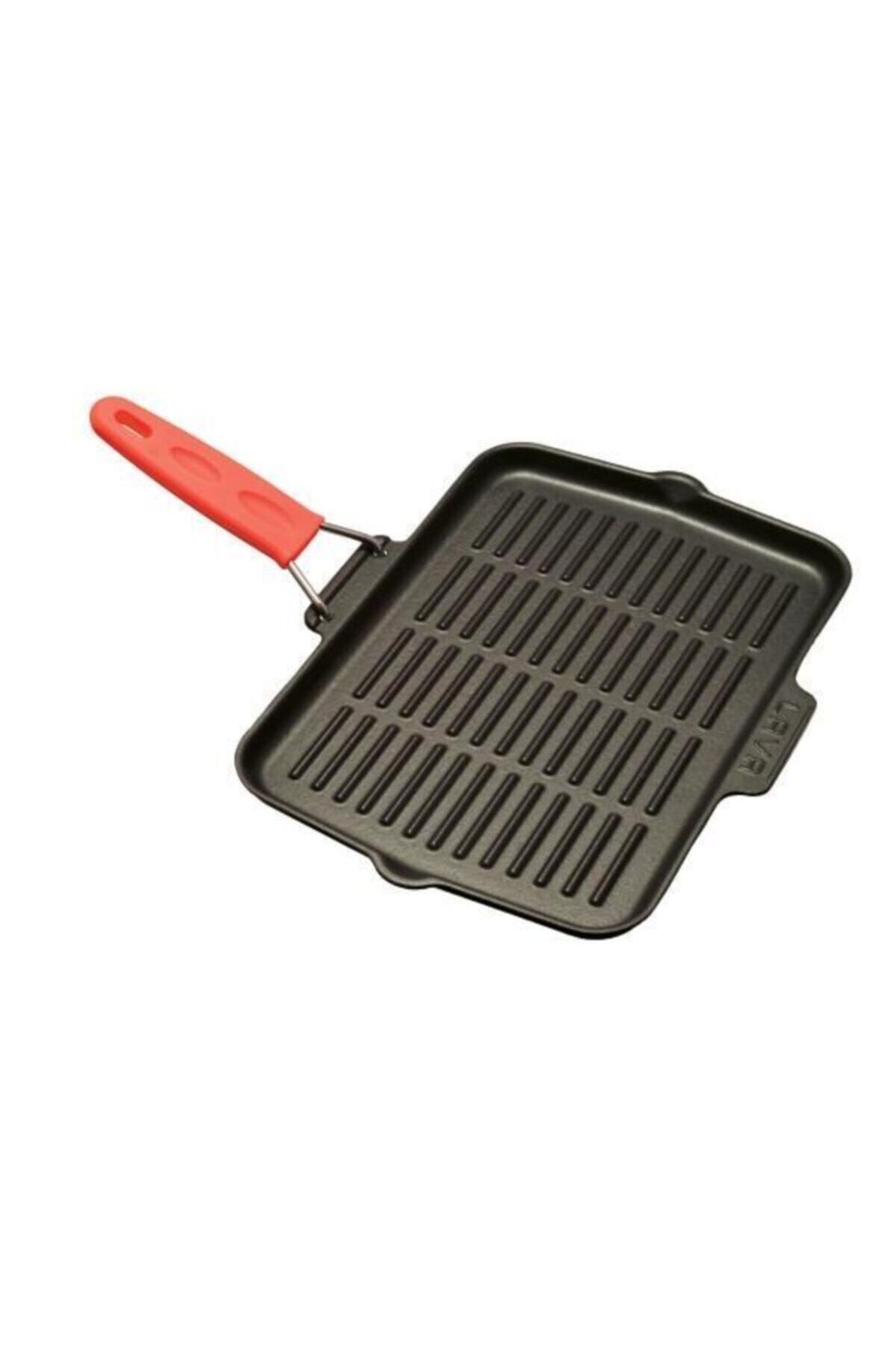 Lava Döküm Izgara Tava Metal Sap 21x30 Cm