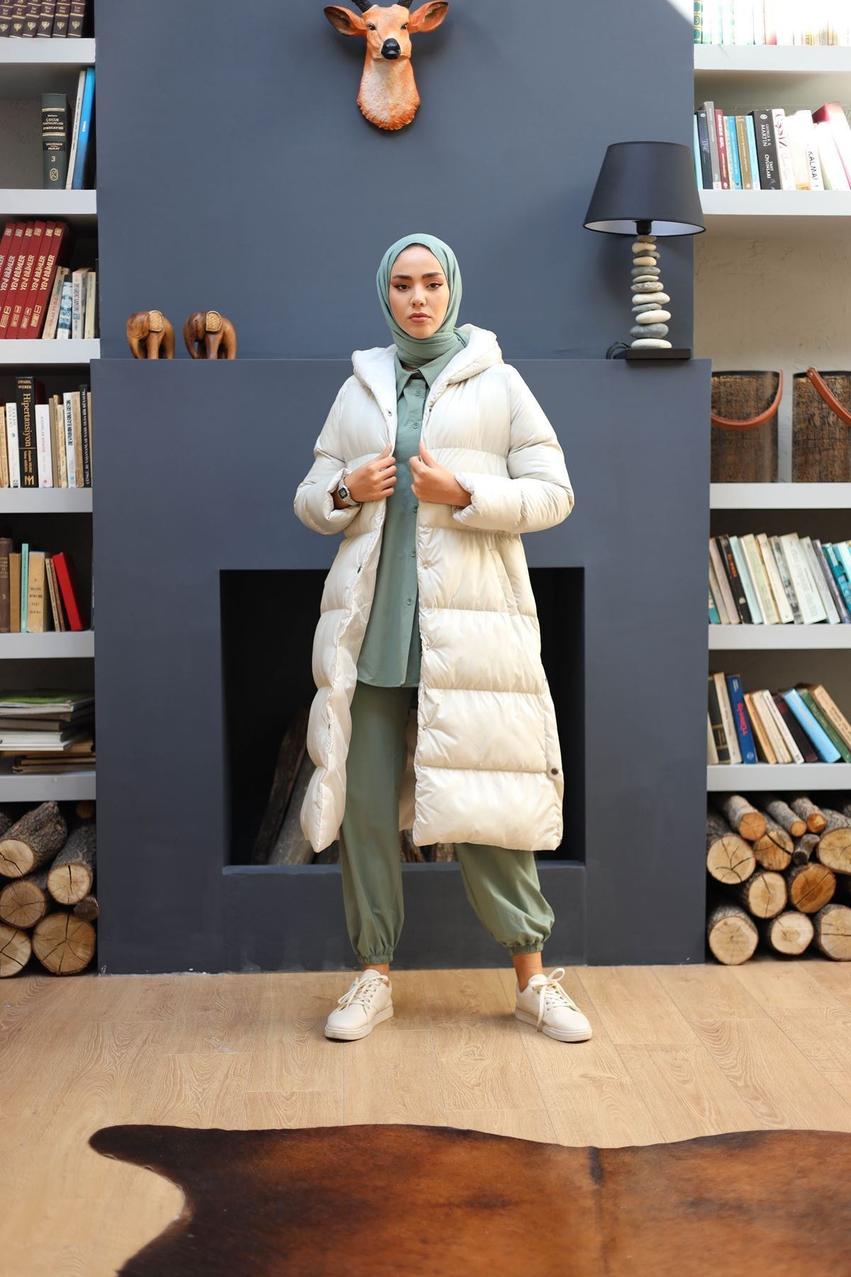 ELBİCA 64614 Şişme Mont Gri