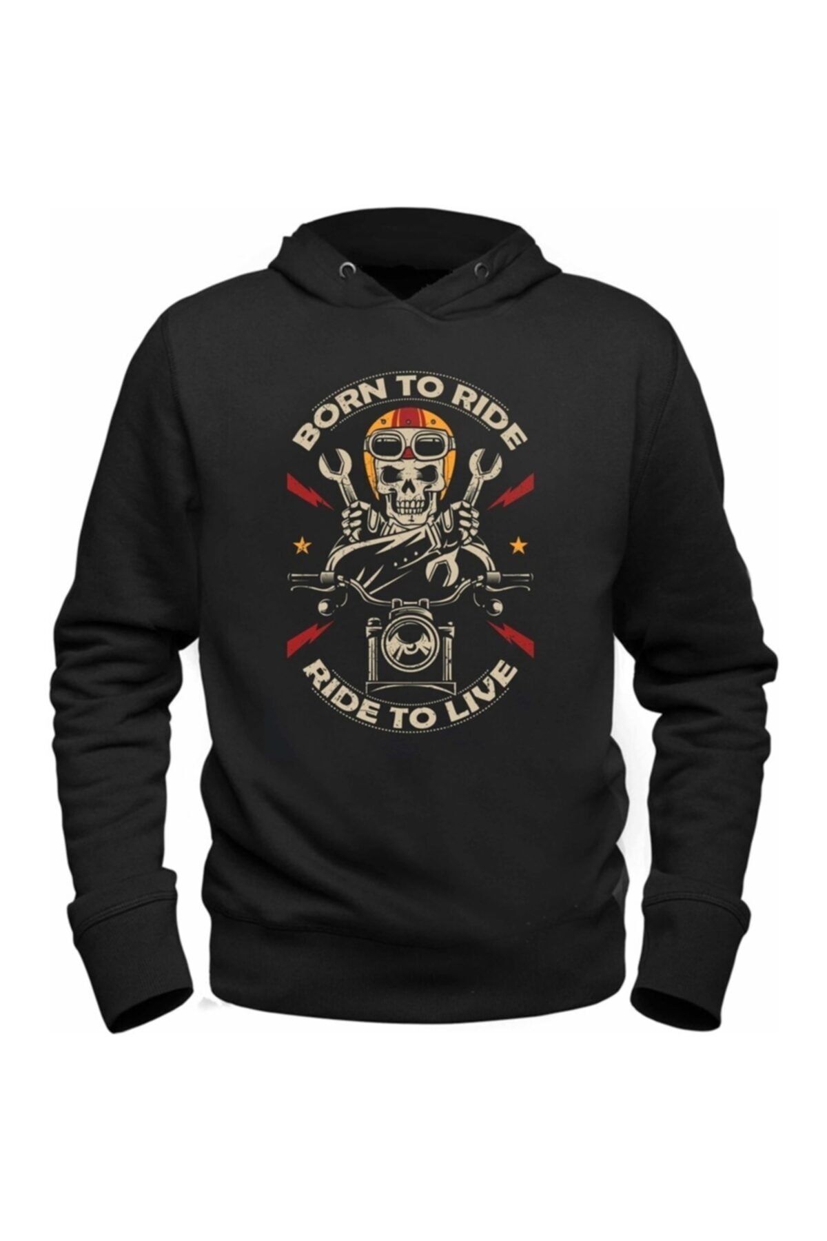 Alfa Tshirt Motorcycle Siyah Sweatshirt