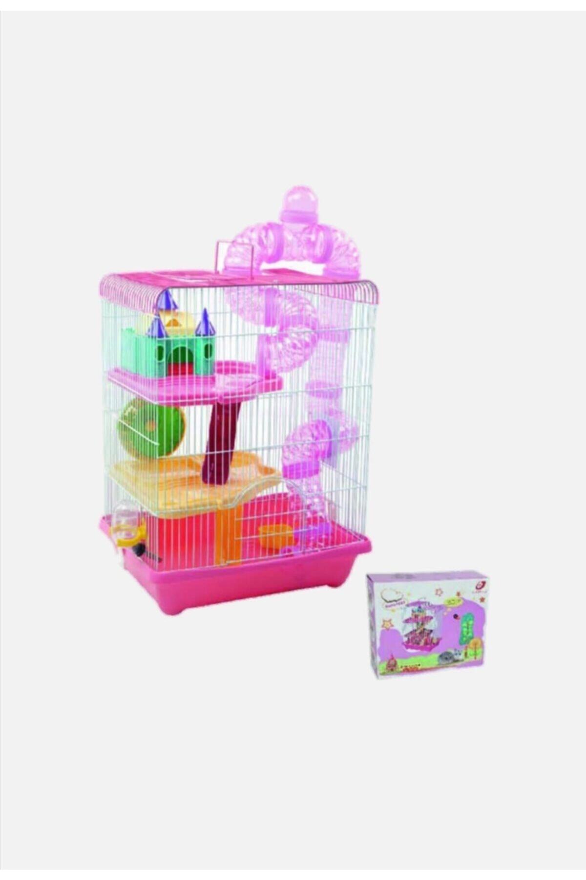 ADA AKVARYUM Lüx Hamster Kafesi( Mavi Renk ) 35x26x46cm