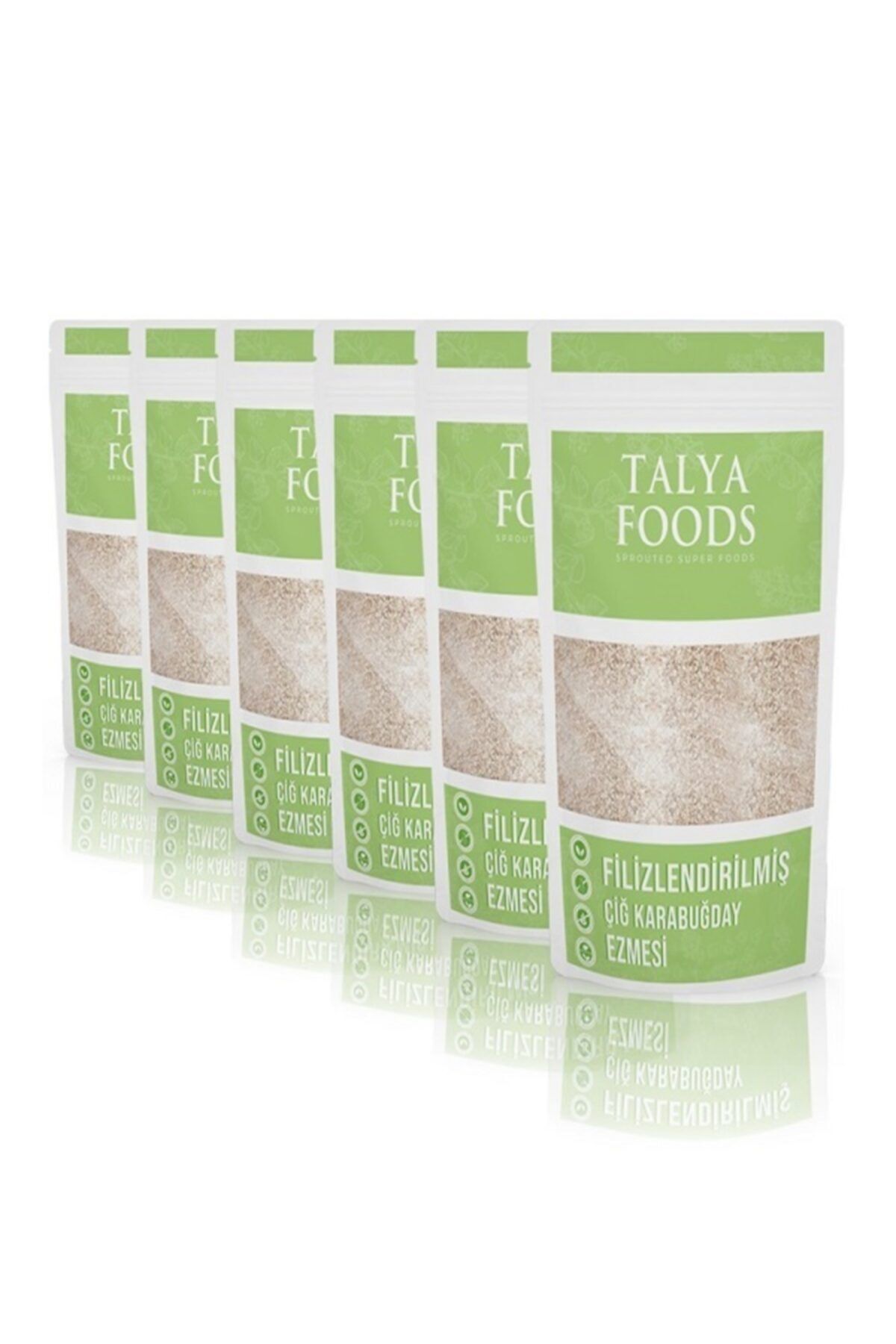 TALYA FOODS Talya Filizlendirilmiş Çiğ Karabuğday Ezmesi 6'lı Fırsat Paketi