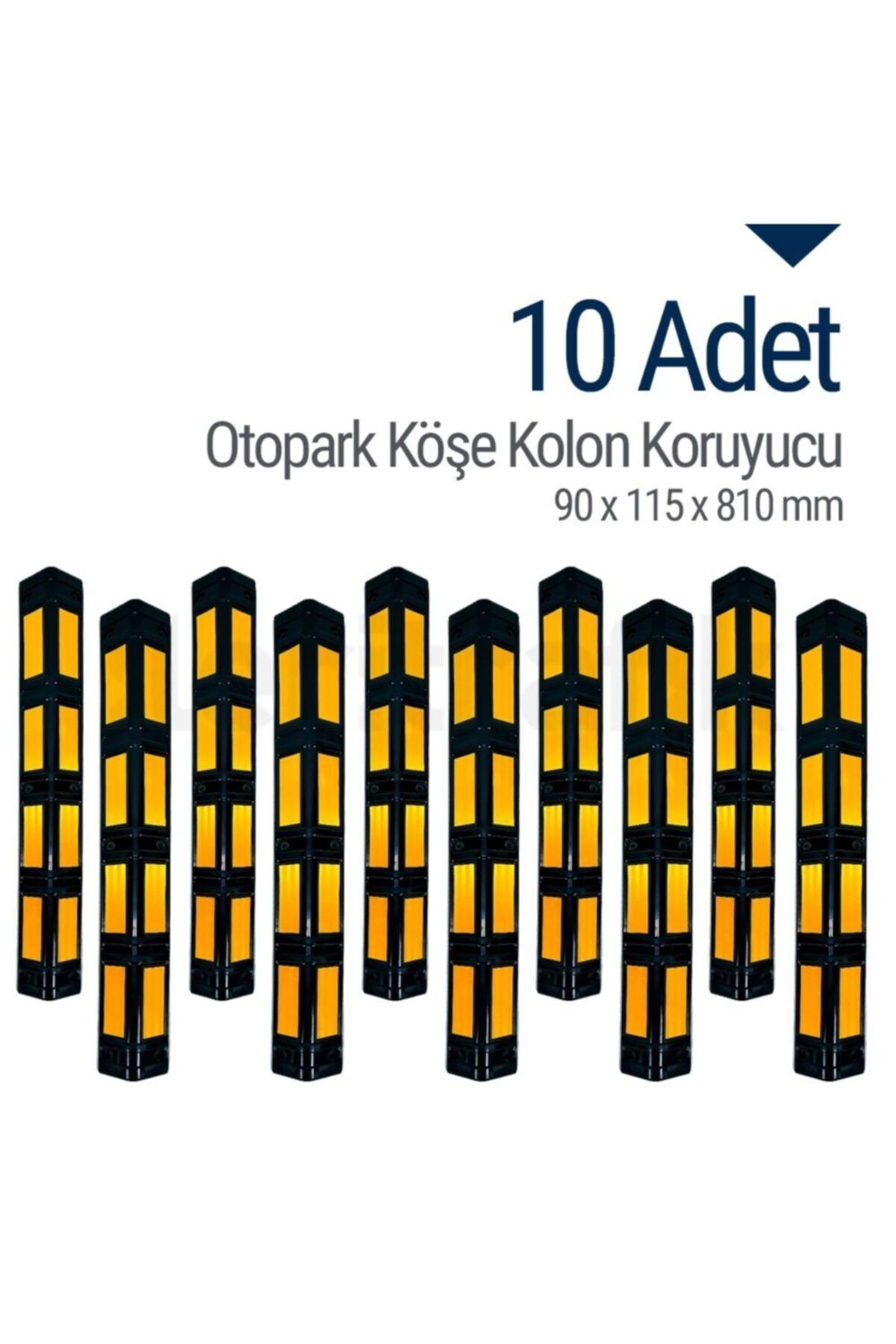 İleri Trafik Otopark Köşe Kolon Koruyucu 10`lu Set
