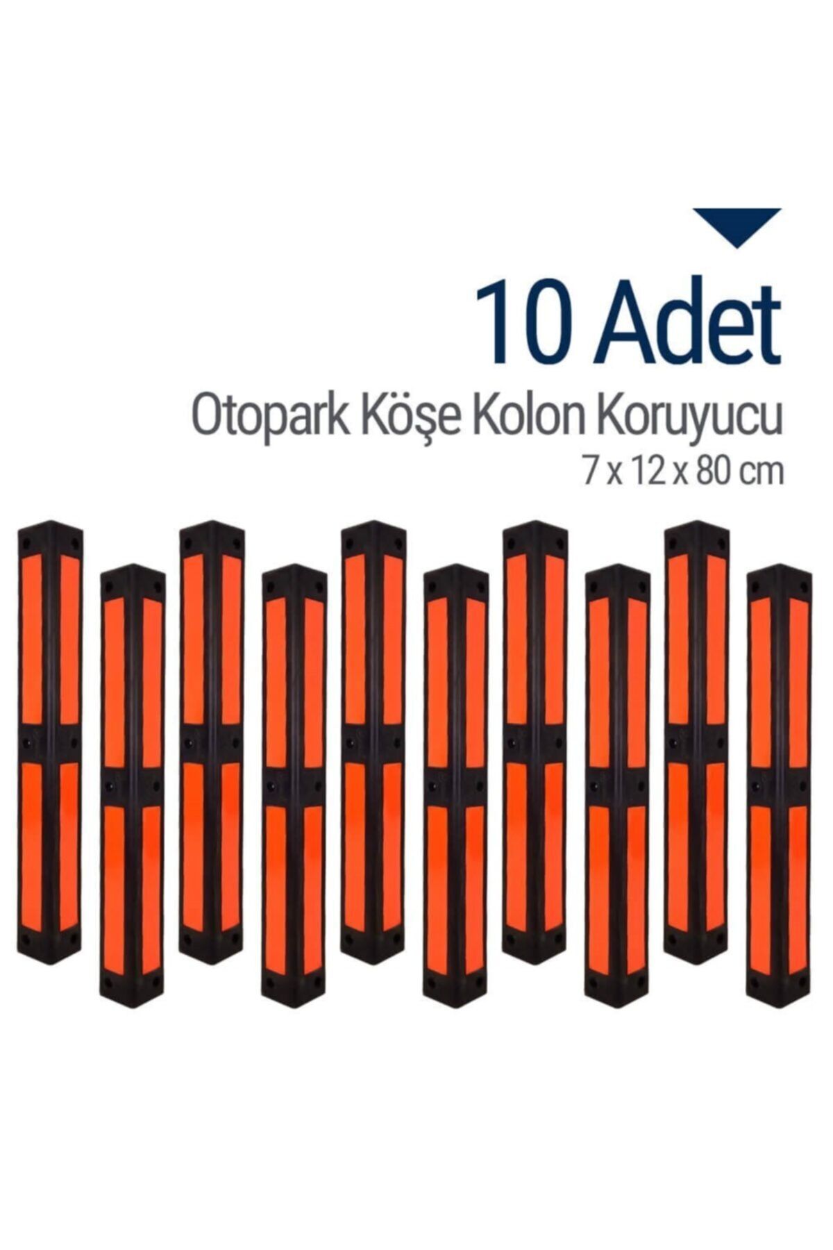 İleri Trafik Otopark Köşe Kolon Koruyucu, Koruma 10'lu Set