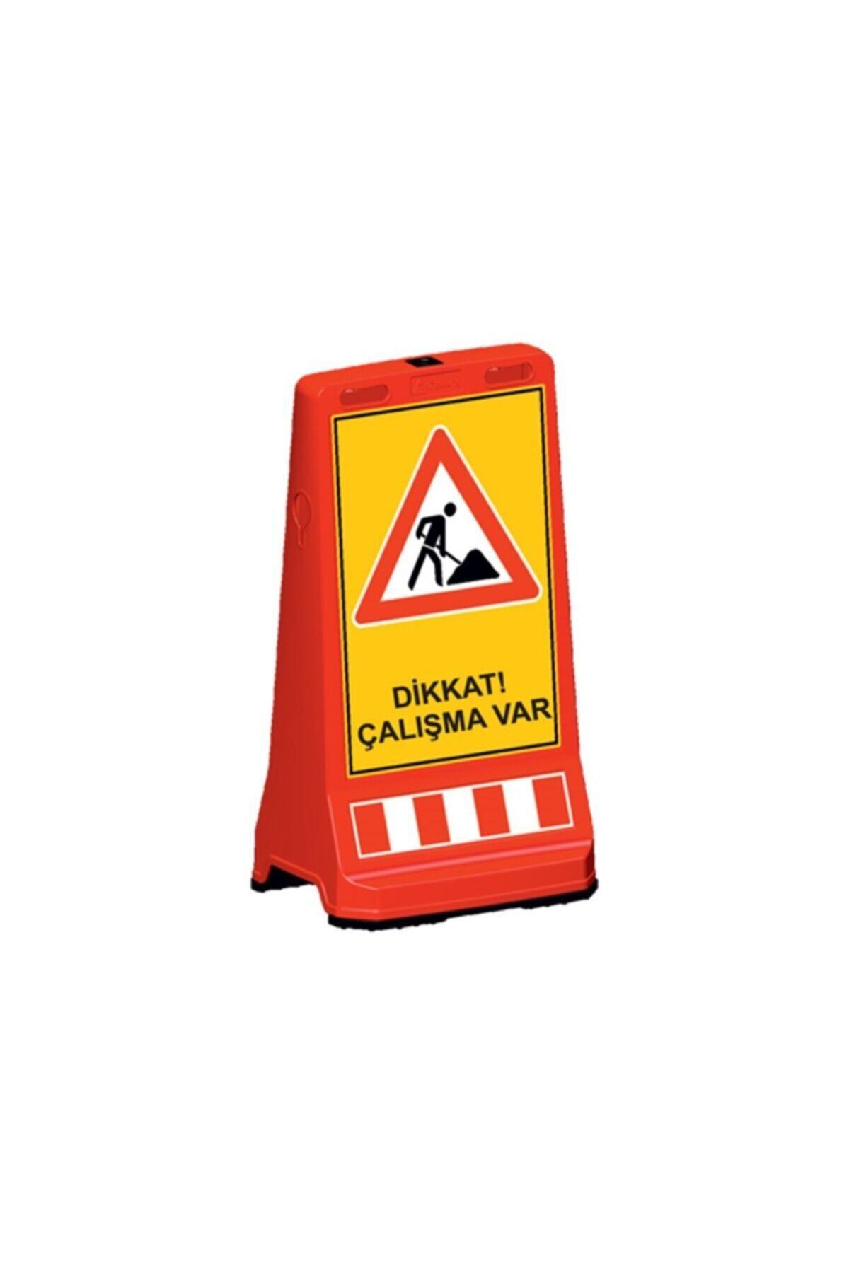 İleri Trafik Reklam Ve Uyarı Dubası 495 X 395 X 905 Mm