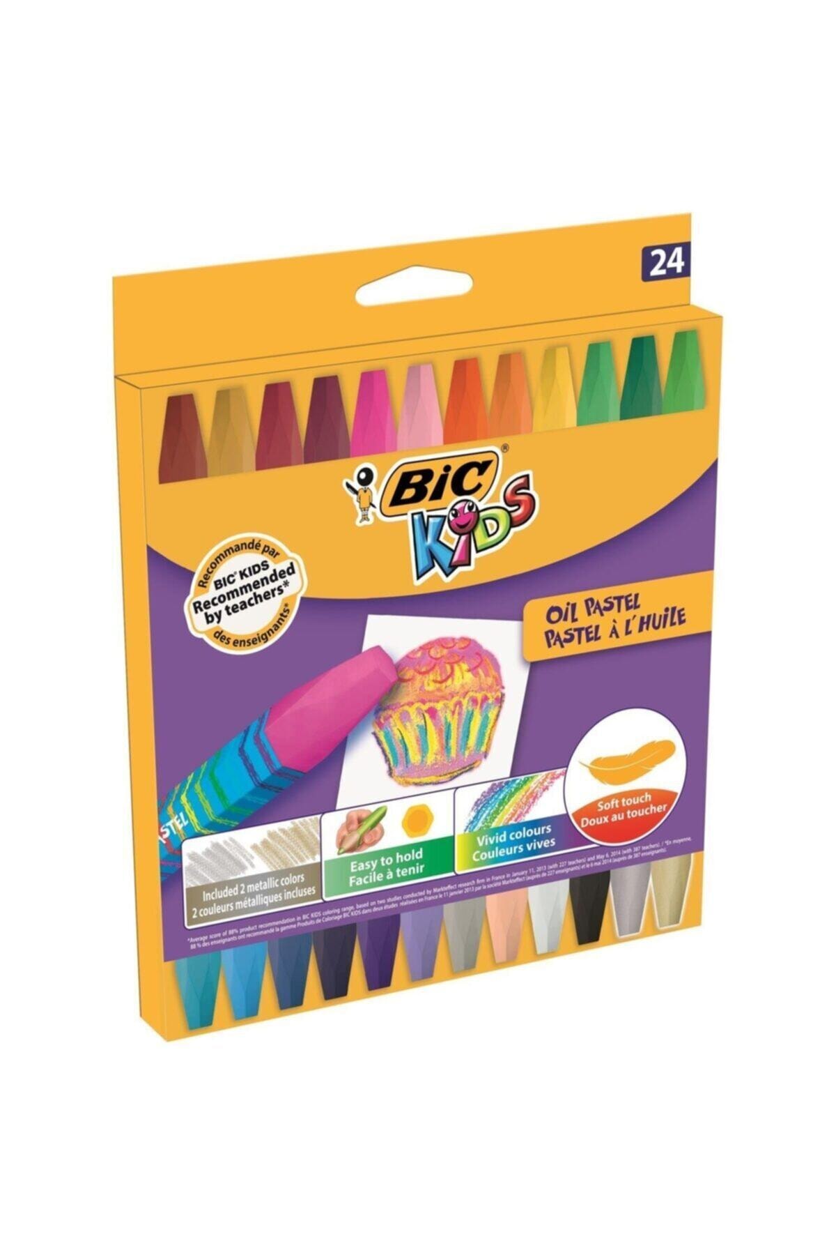 Bic Yağlı Pastel Boya 24 Renk 926447