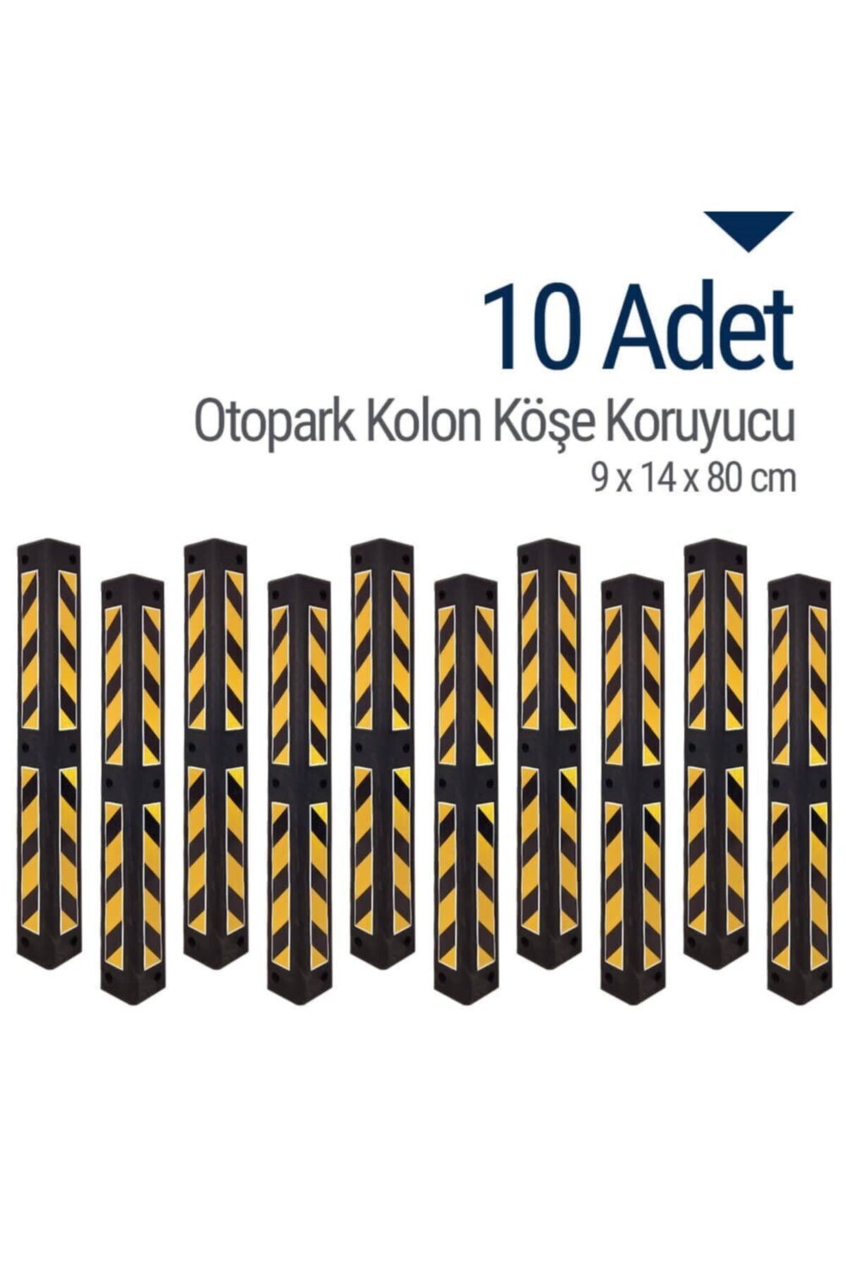 İleri Trafik Otopark Kolon Köşe Koruyucu 10'lu Set