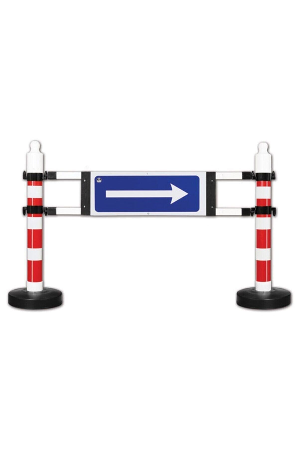 İleri Trafik Dubalı Uyarı Levhalı Bariyer 1800 X 1200 Mm