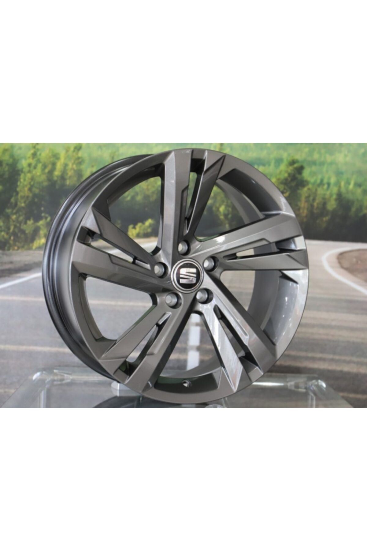 R.K OTOMOTİV 18 Inc 5x112 Vw Seat Skoda Audi Uyumlu Gam Metal Jant Takımı
