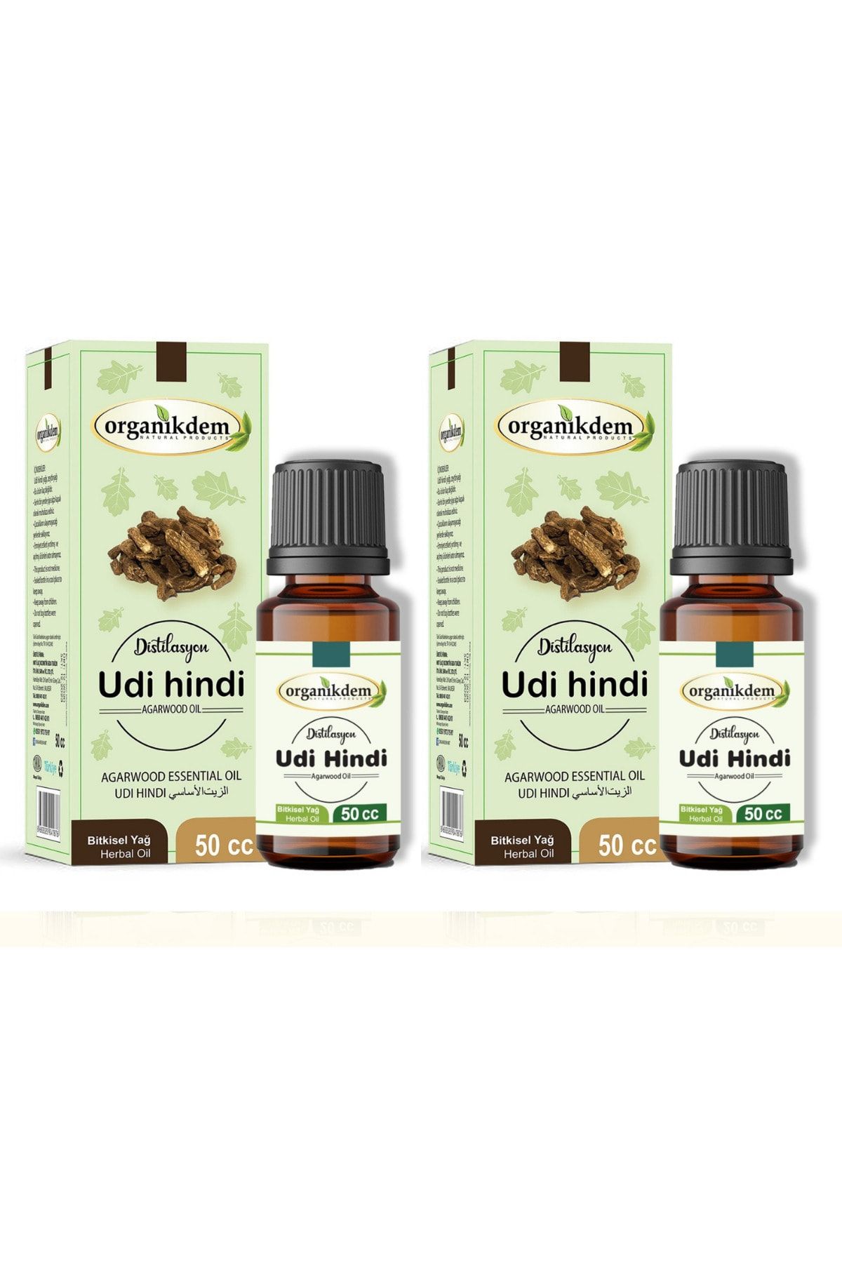 organikdem Udi Hindi Yağı 2 x 50 ml