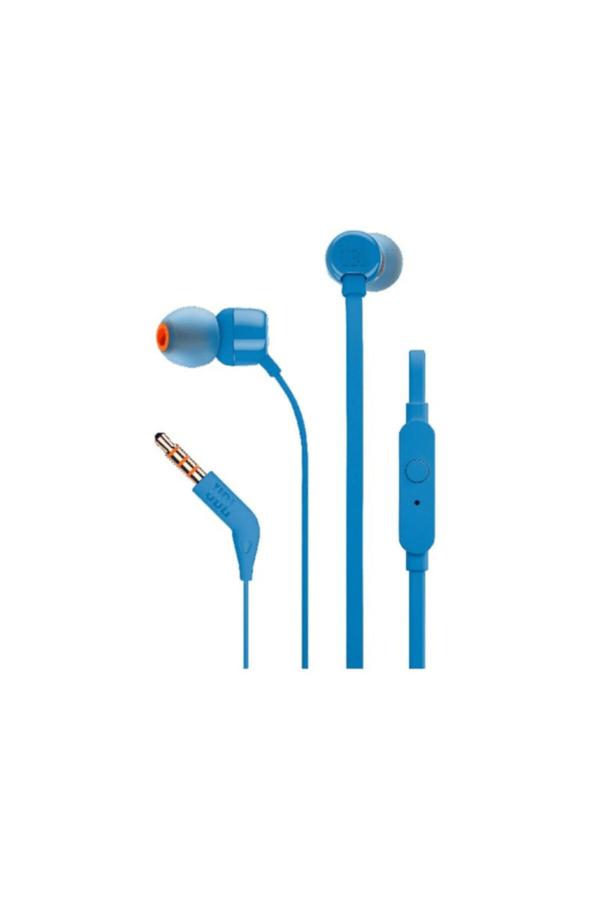 JBL T110 Mikrofonlu Kulak Içi Kulaklık Mavi