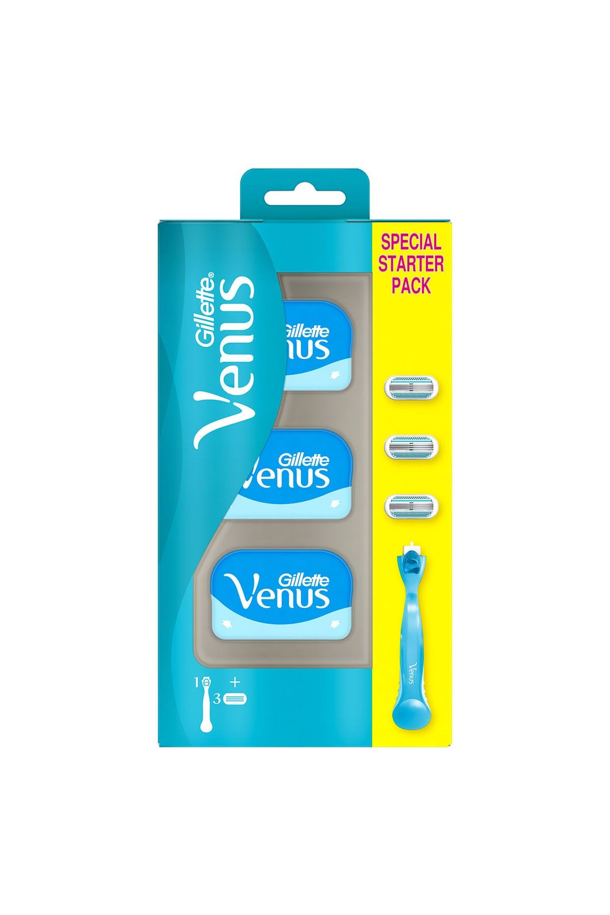 Gillette Venus Gillette Venüs Smooth Kadın Tıraş Makinesi + 3 Yedek Tıraş Bıçağı