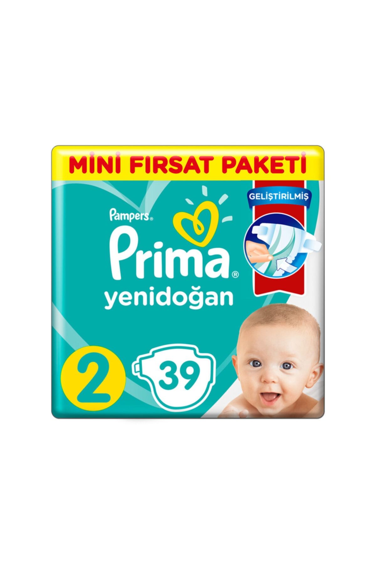 Prima Aktif Bebek Mini Fırsat Paketi 4-8 Kg 2 Beden 39'lu