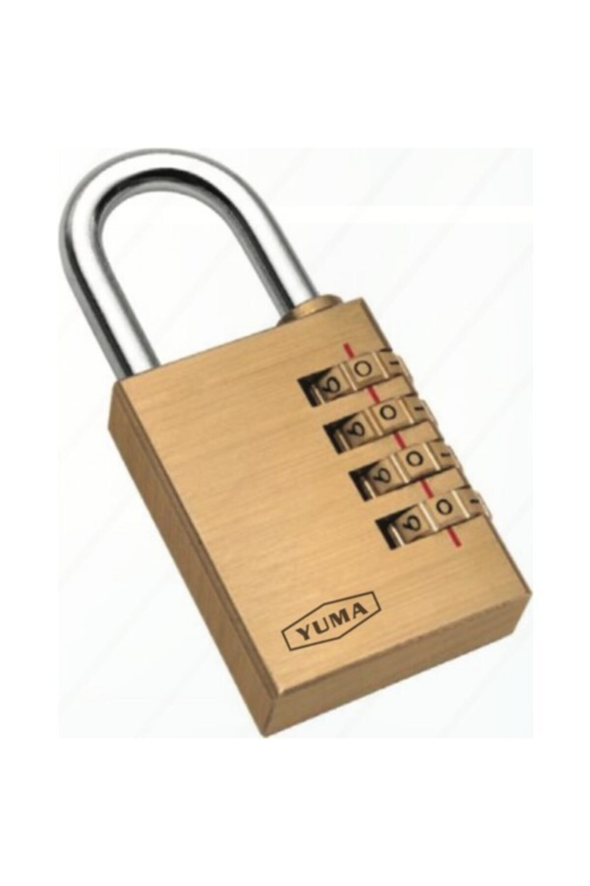 Yuma Pirinç Şifreli Asma Kilit - 4 Basamaklı 50mm