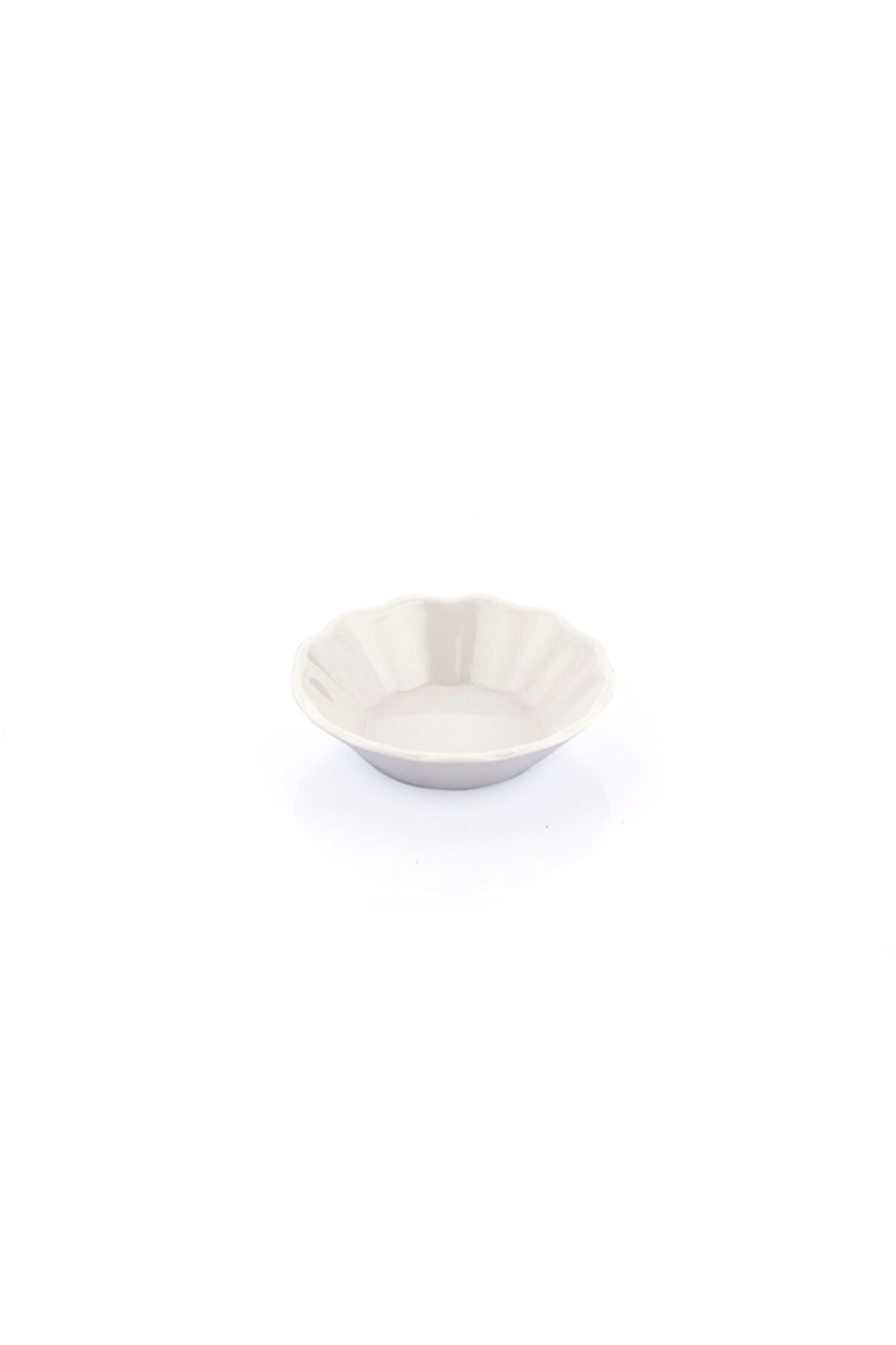 HibanaMorza Melamin X 6 Adet Çay Tabak 10cm Beyaz (çap:10cm Yuk:2.5cm 48gr)