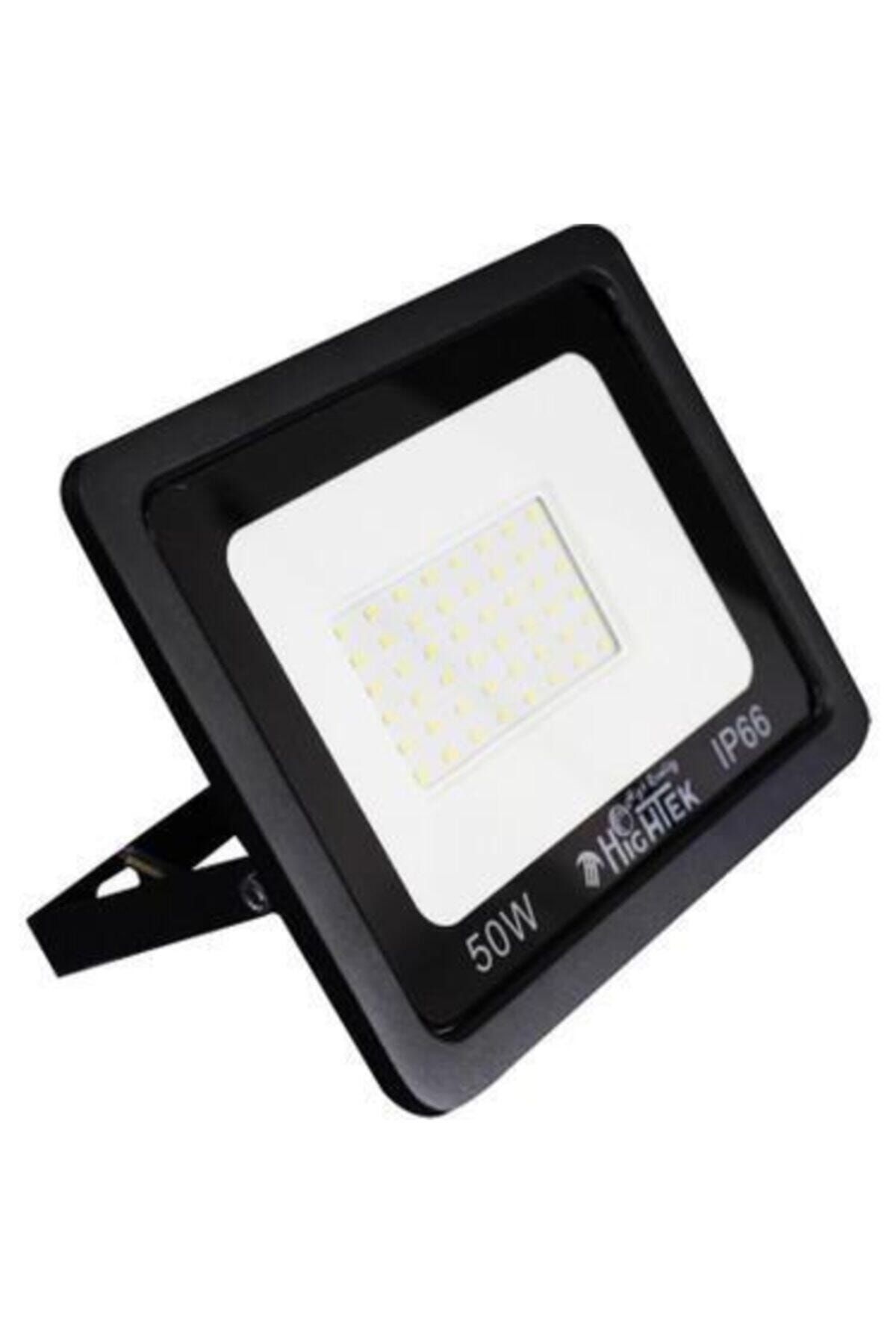 Taled 50 Watt Led Projektör Aydınlatma Slim Kasa Beyaz Işık 220 Volt