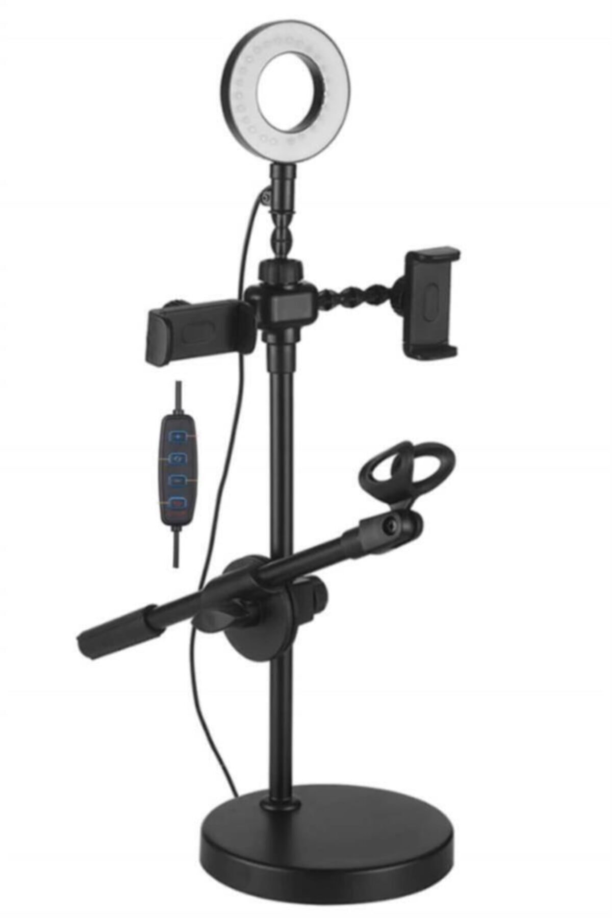 Datapower Nb60 4in1 Stüdyo Işıklı Telefon Tutuculu Tripod Mikrofon Standı Sehpası