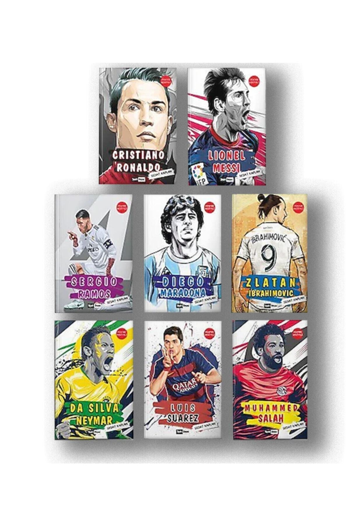 Siyah Beyaz Dünya Futbol Yıldızları Seti -