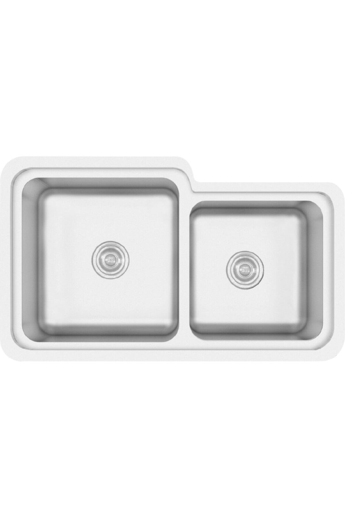 Crauf Lavello 3078 Mat Inox Tezgah Altı Evye 452x780x230mm