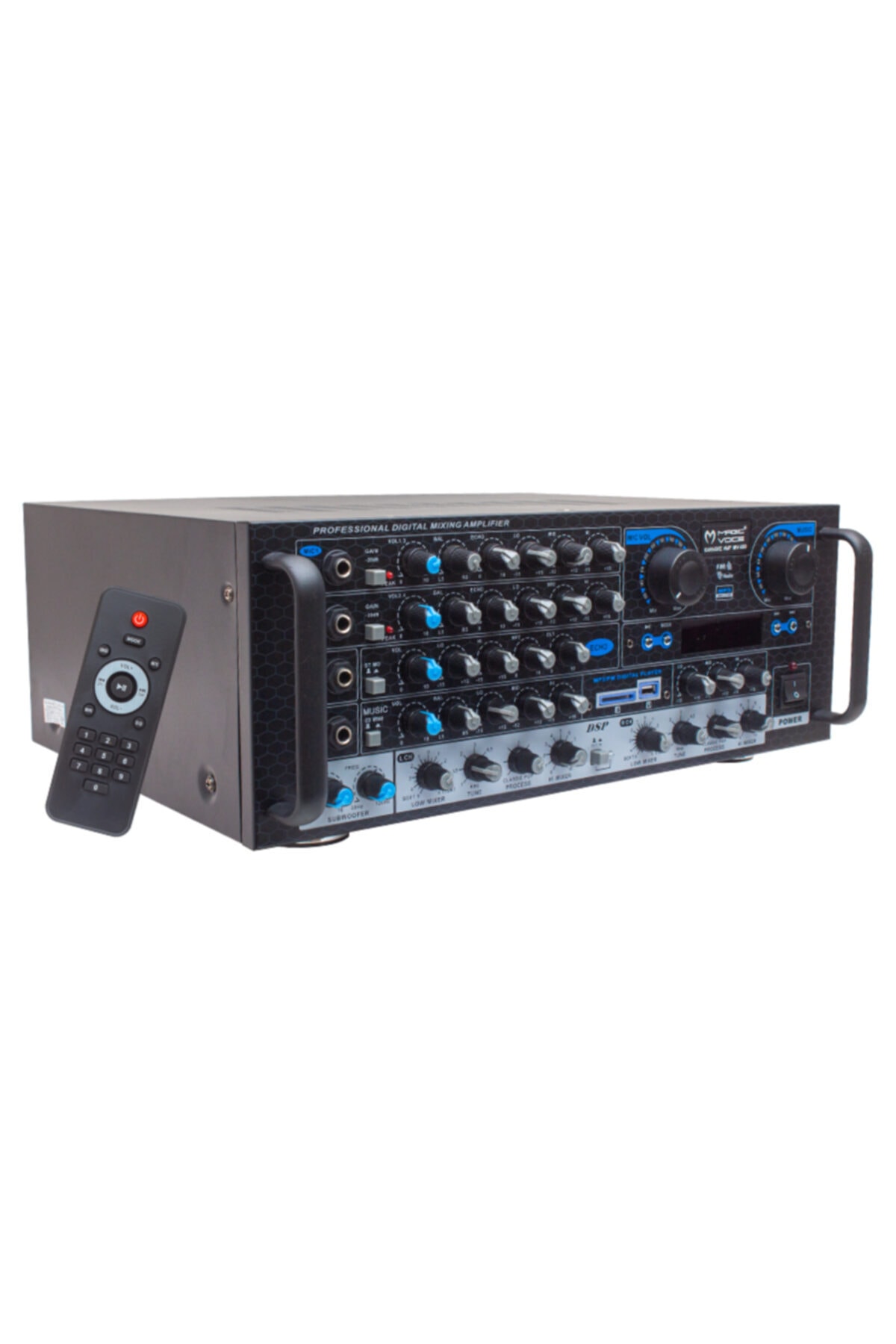 Angel Of Life Magıcvoıce Mv-550 2x100 Watt Usb/sd/uk Balans Bt/fm 4 Mik. Girişli 4 Hop. Çıkışlı Streo Küp Mixer Tr