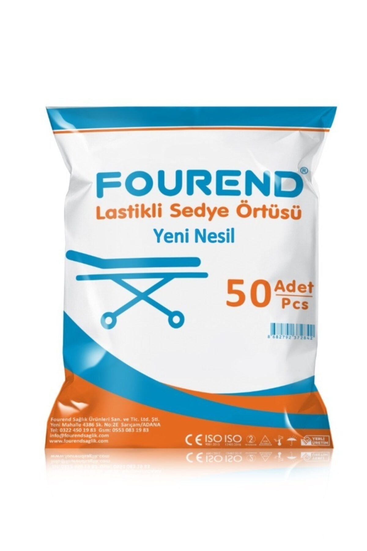 Fourend Yeni Nesil Lastikli Sedye Örtüsü - 100 Adet