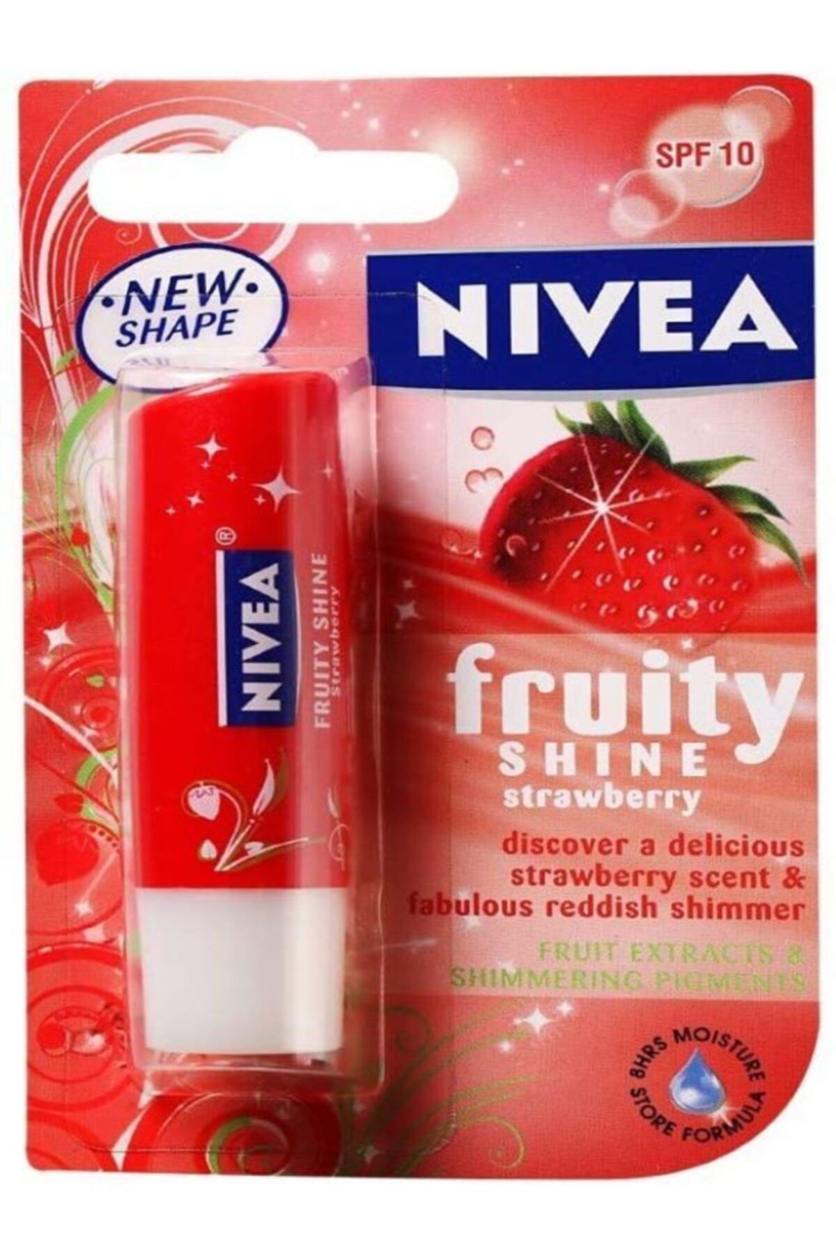 Nivea Lip Care Çilek Dudak Nemlendirici Krem