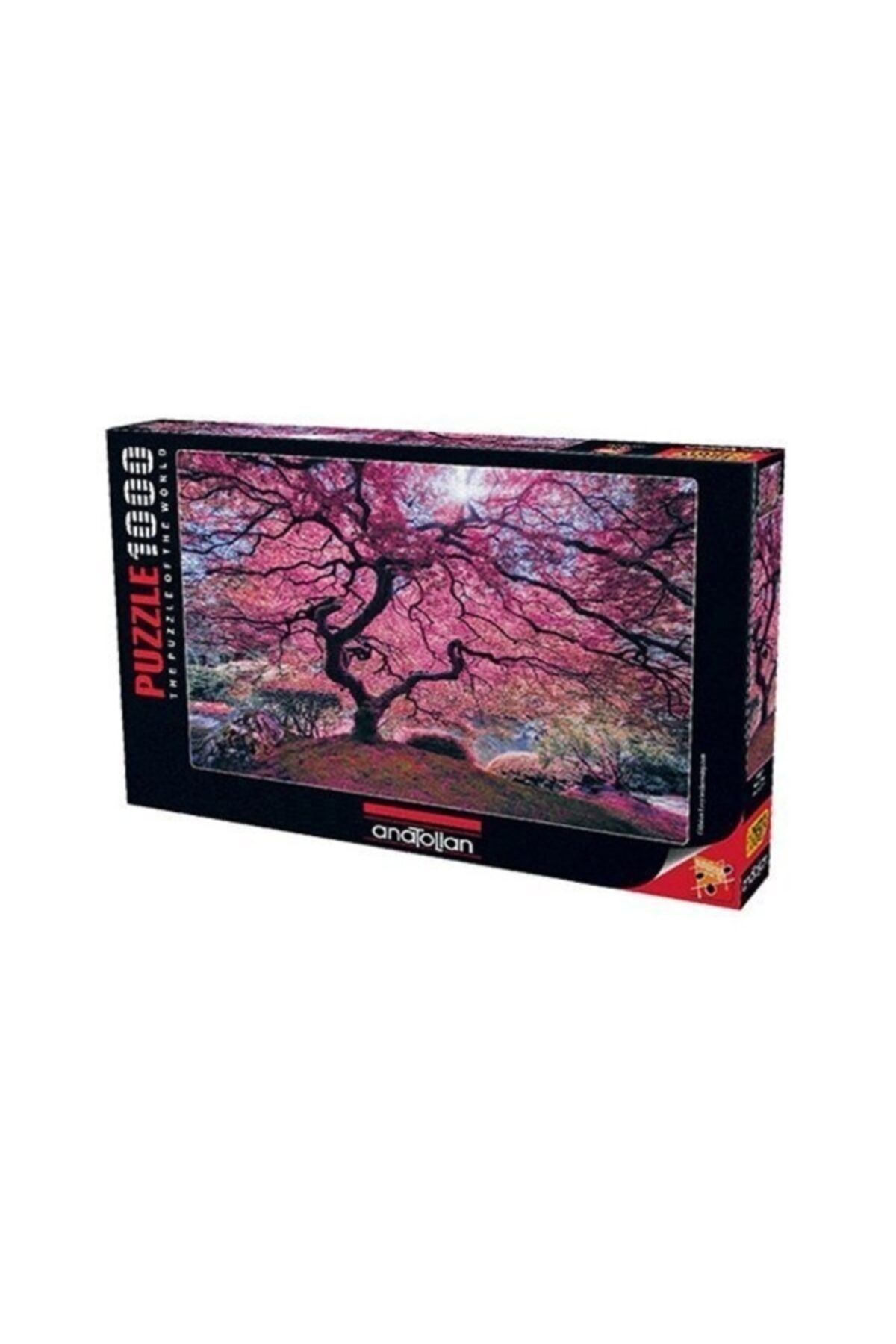 EvinKapında 1037 Anatolian Pembe Ağaç - Pink Tree 1000 Parça Puzzle