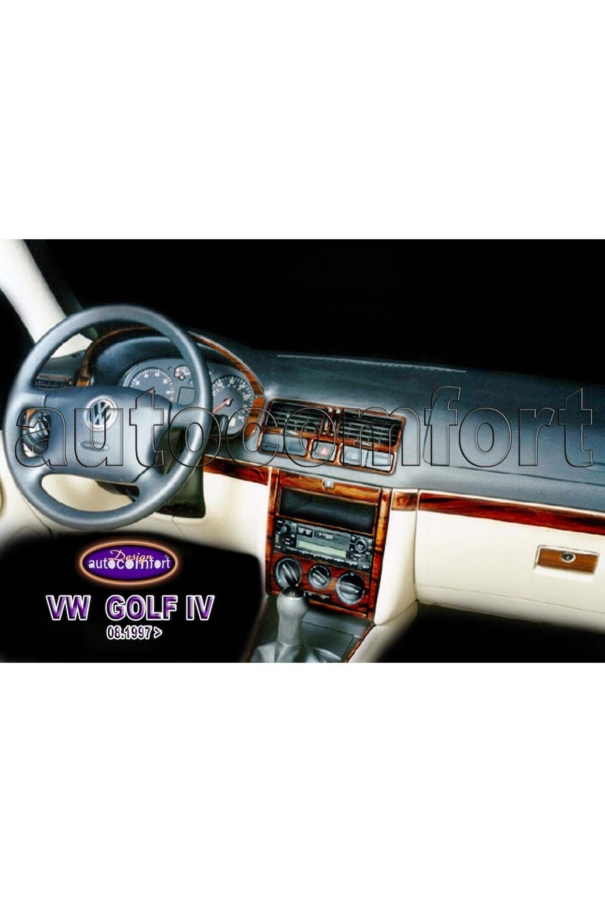 DNCTUNING Volkswagen Golf 4 Konsol/maun Kaplama 1994+ 22.prç Maun