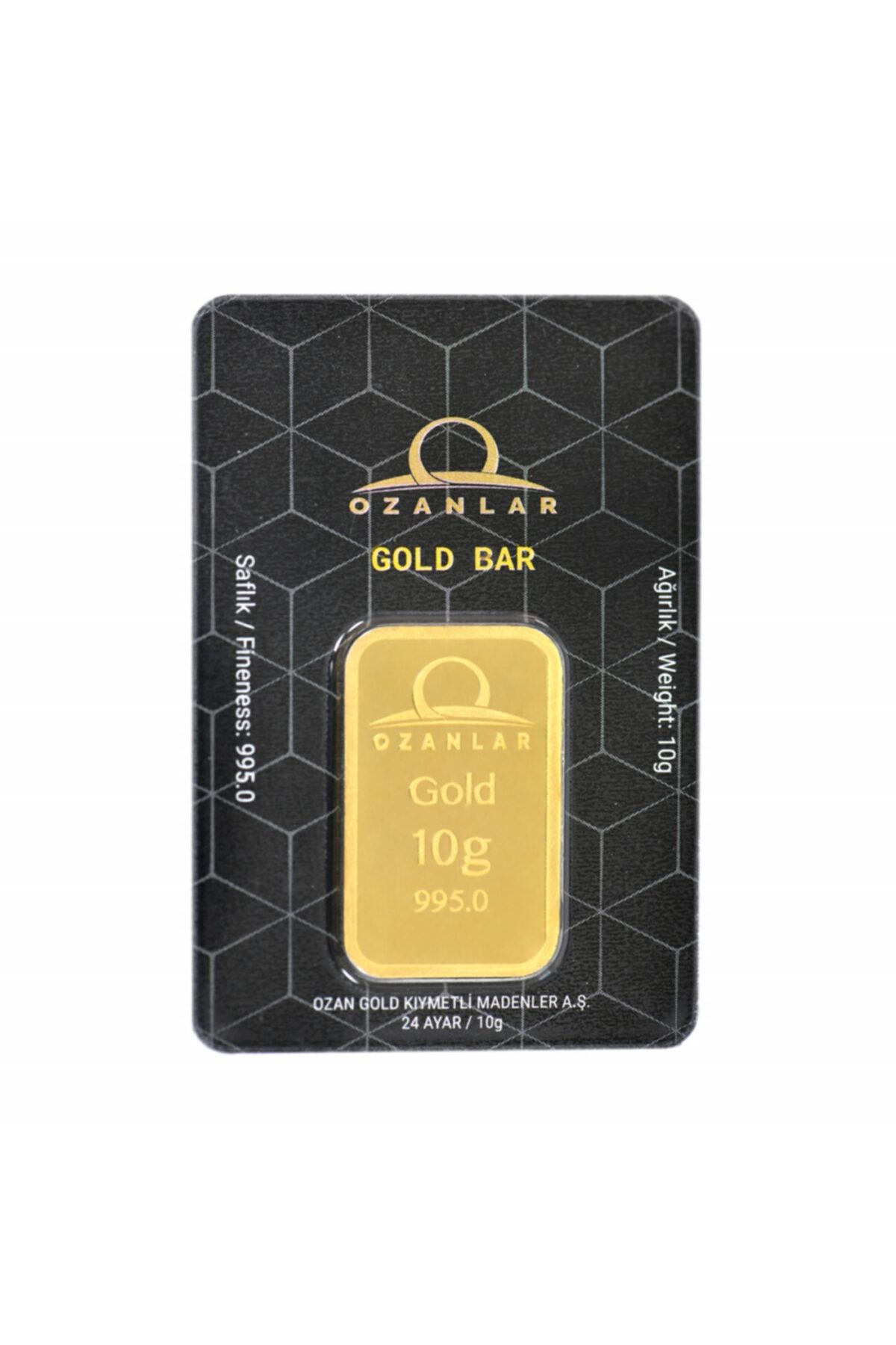 ozanlar gold 10 Gr Ozanlar Külçe Altın