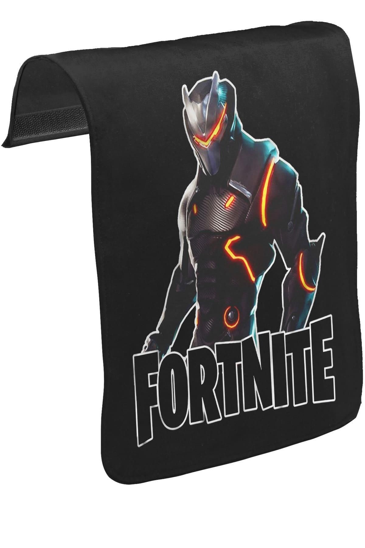 Lord TShirt Fortnite - Omega Unisex Siyah Tak Çıkar Postacı Çanta Kapağı Ck-1420