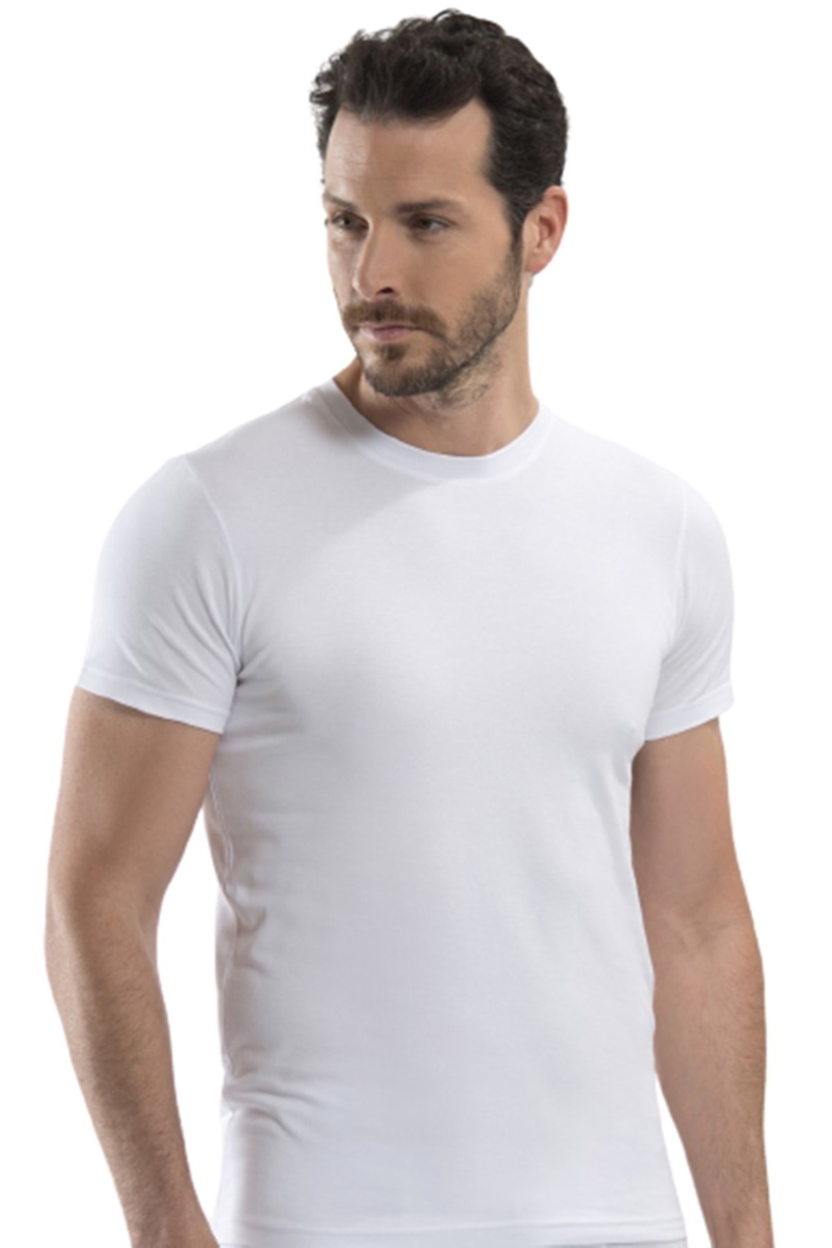 Has Altunkoza 6'lı Beyaz Penye Sıfır Yaka Erkek Fanila 14203