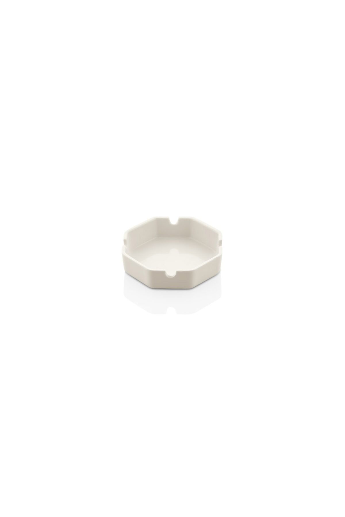 HibanaPazarı Melamin X6 Adet Küllük Krem 10cm (çap:10.4cm Yuk:2.7cm 73gr)
