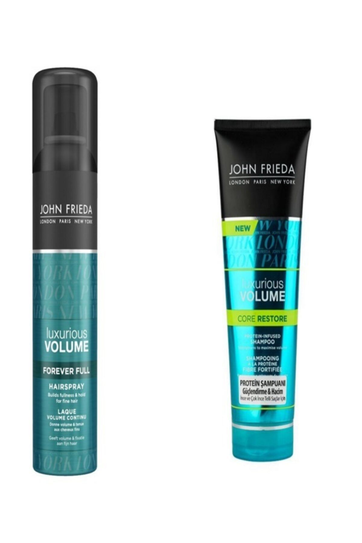 John Frieda John Frıeda Ince Telli Saçlar Için Saç Spreyi Ve Proteyin Şampuan Seti