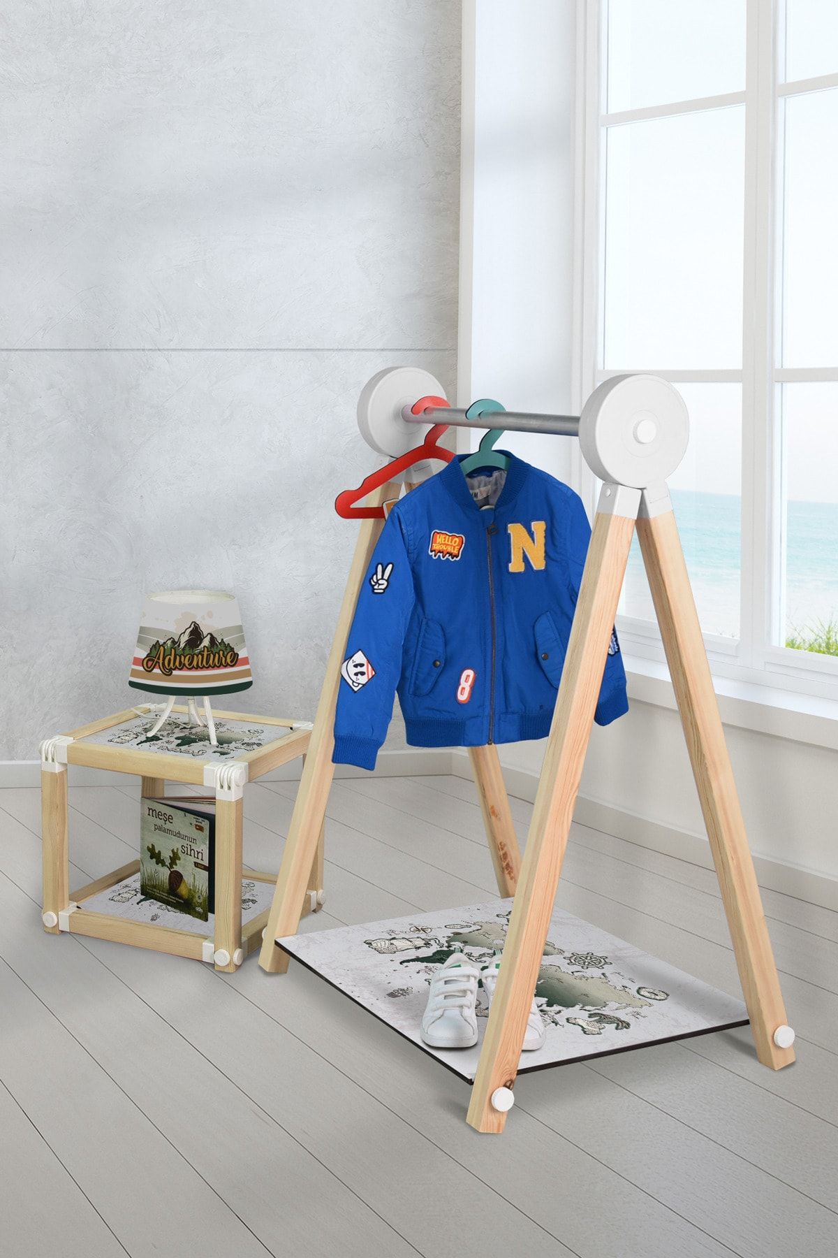 Popcorn Kids Natura Serisi Explorer Elbise Askısı