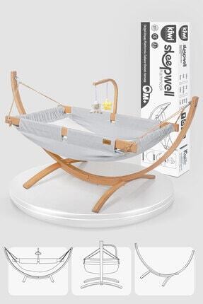 Sleepwell Doğal Ahşap Platformlu Sallanır Bebek Hamağı Image 0
