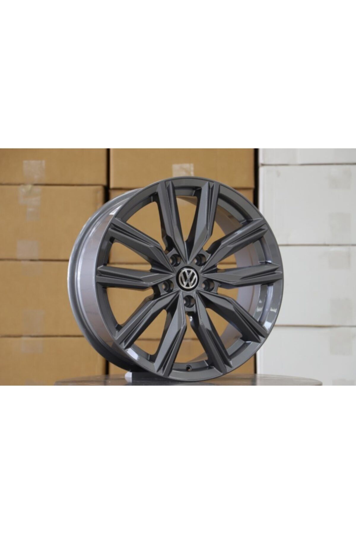 R.K OTOMOTİV 18 5x112 Vw Tıguan Gun Metal Jant Takımı