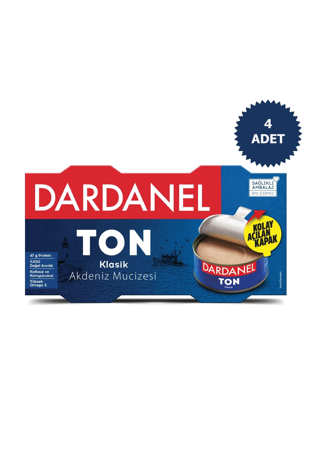 Dardanel Ayçiçek Yağlı Ton Balığı 2x150g 4 Adet