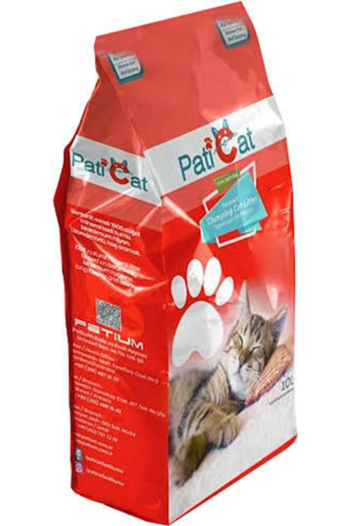 Paticat Kokusuz Parfümsüz Naturel Kalın Taneli Kedi Kumu 10 Litre