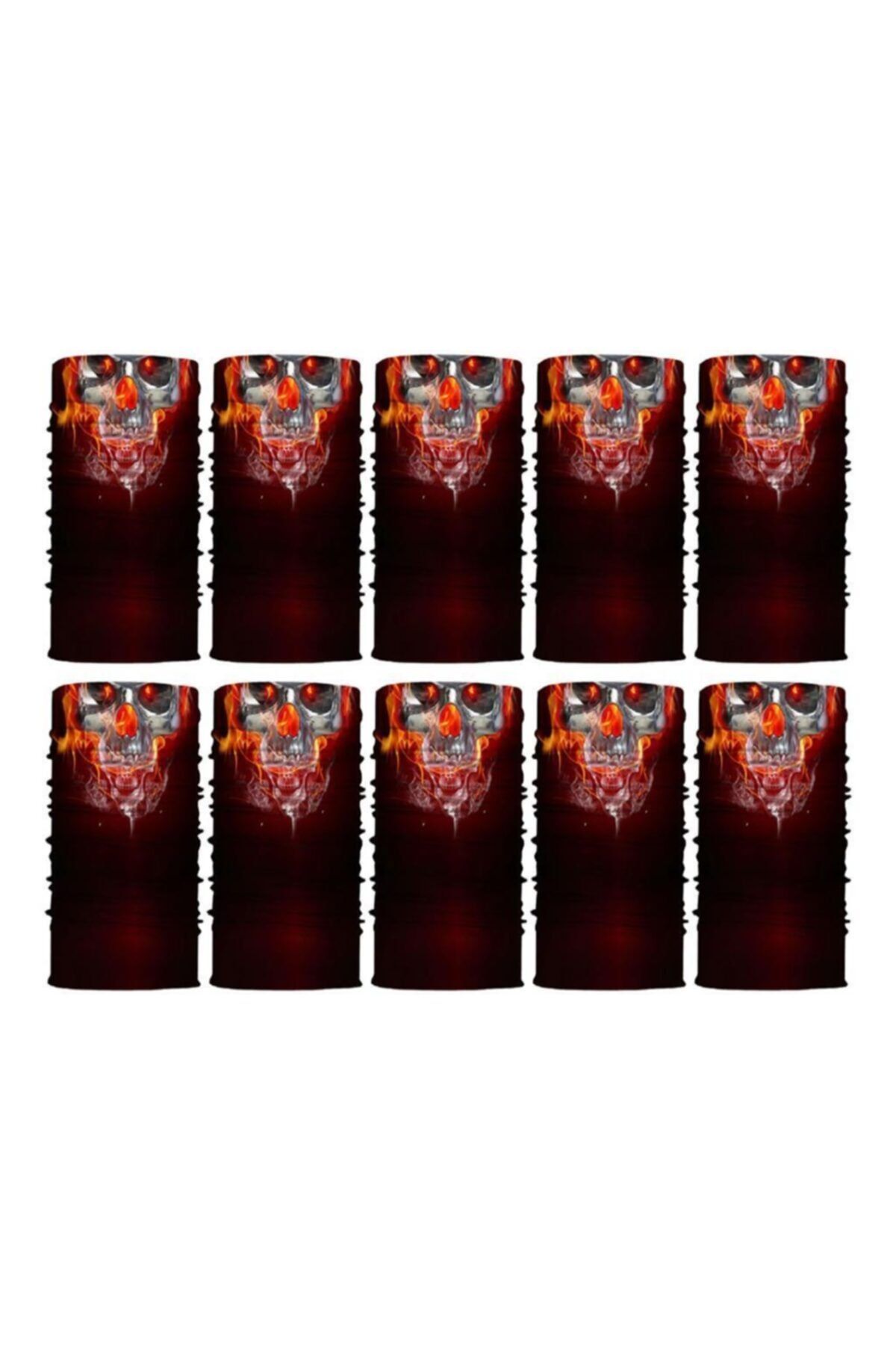 Knmaster Theo Buff Bandana Boyunluk Maske Saç Bandı 10'lu Paket