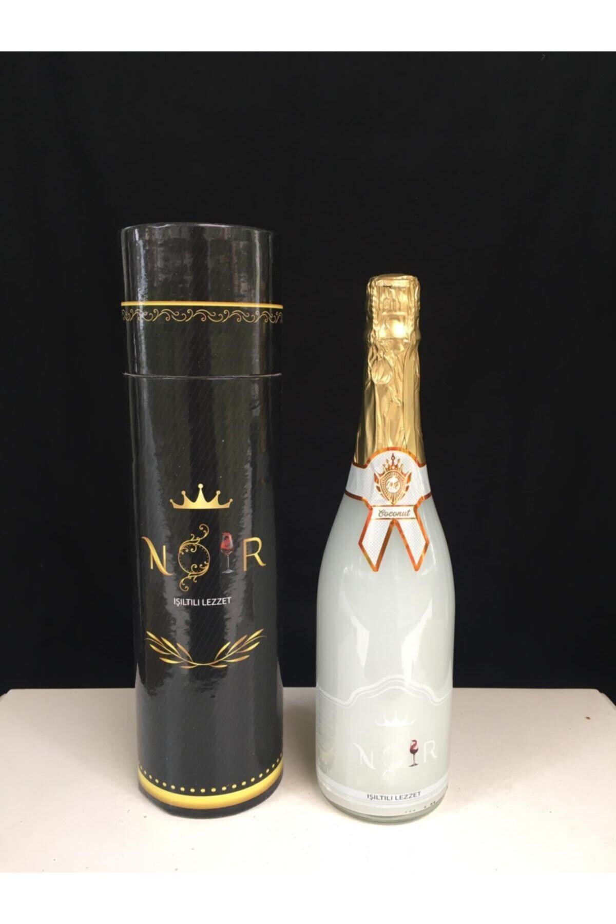 Noir Simli Alkolsüz Beyaz Cocanat Aromalı Gazlı Içecek + Silindir Kutu