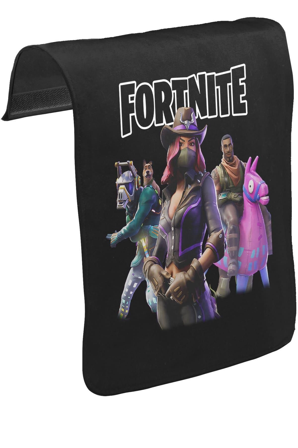 Lord TShirt Fortnite - Pets Unisex Siyah Tak-çıkar Postacı Çanta Kapağı Ck-1395