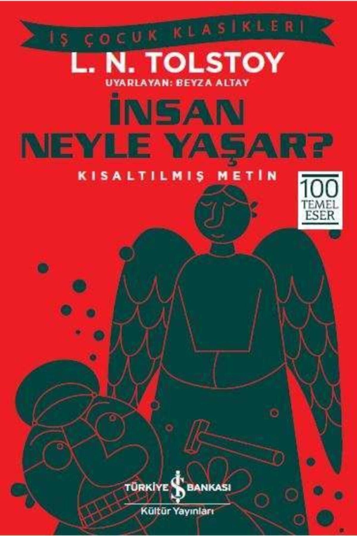 TÜRKİYE İŞ BANKASI KÜLTÜR YAYINLARI Insan Neyle Yaşar  Lev Nikolayeviç Tolstoy