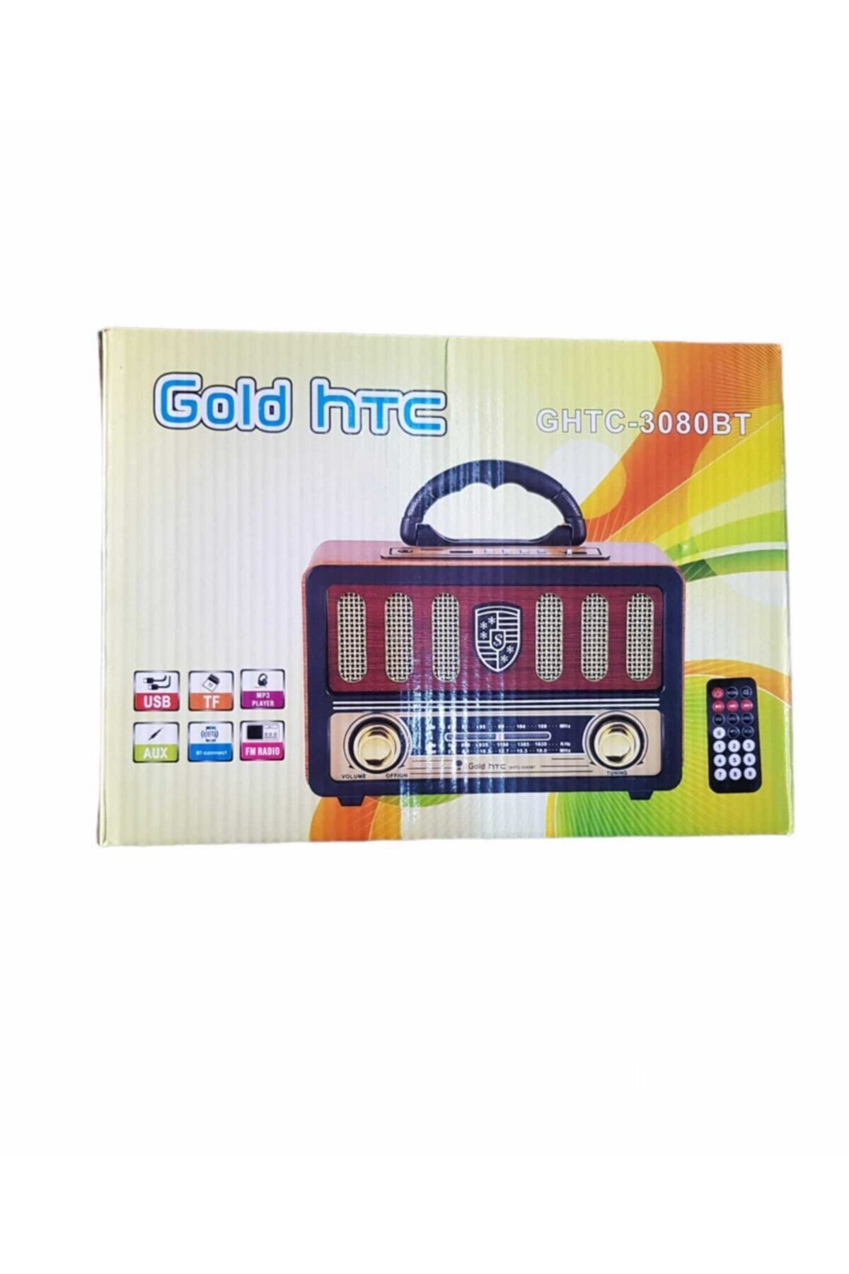 Gold HTC Nostalji Bluetooth Radyo