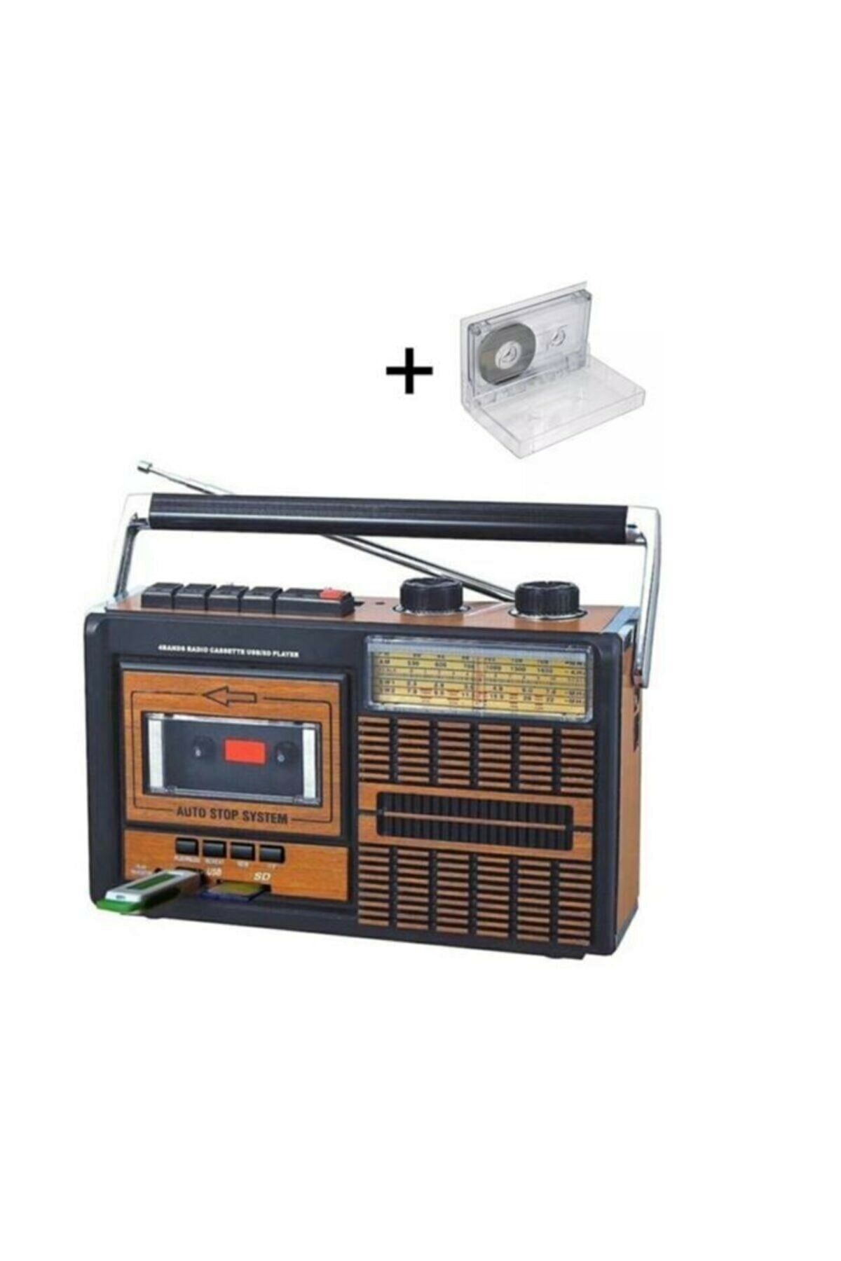 Knstar Fp-319u Kaset Çalar Usb+sd+fm Nostaljik Radyo + 90'lık Boş Kaset Hediyeli