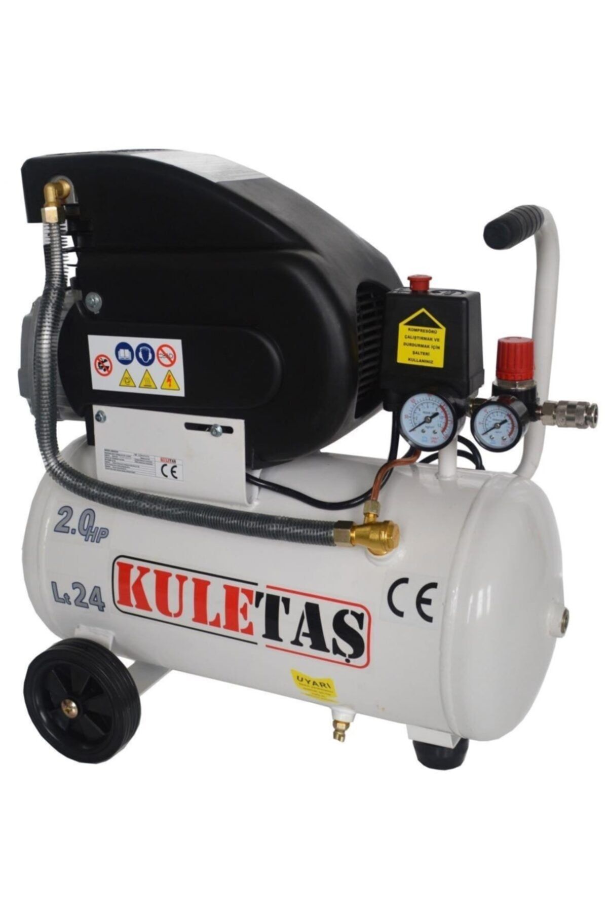 Kuletaş 24lt 2hp 8bar Pistonlu Hava Kompresörü