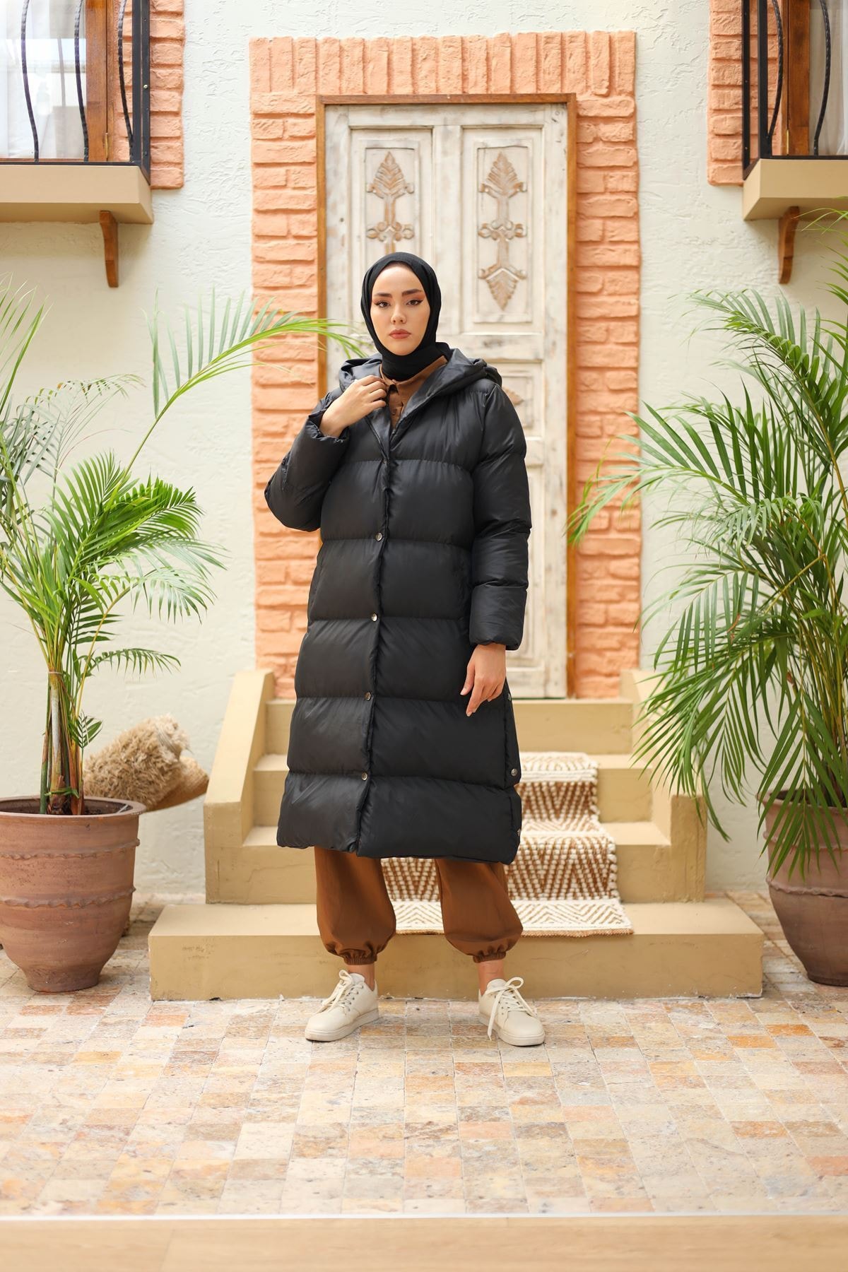 ELBİCA 64614 Şişme Mont Siyah