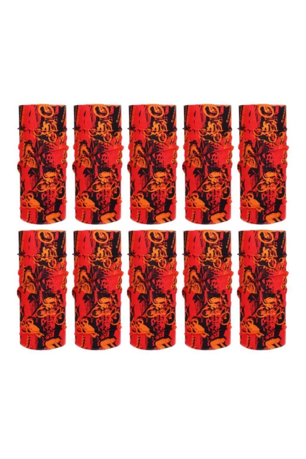 Knmaster Alaska Buff Bandana Boyunluk Maske Saç Bandı 10'lu Paket