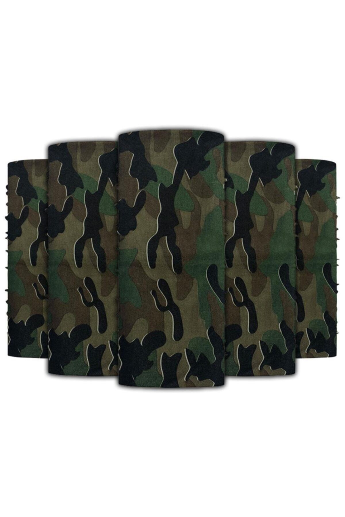 Knmaster Soldier Buff Bandana Boyunluk Maske Saç Bandı 5'li Paket