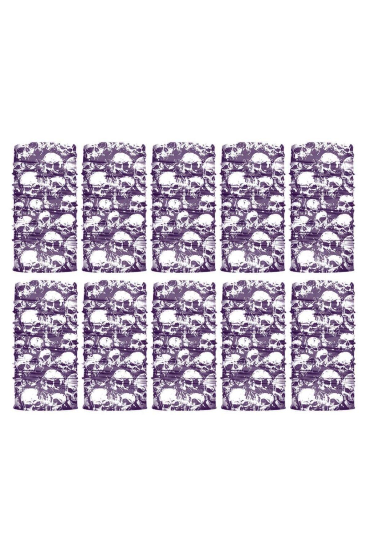 Knmaster Cemetery Buff Bandana Boyunluk Maske Saç Bandı 10'lu Paket