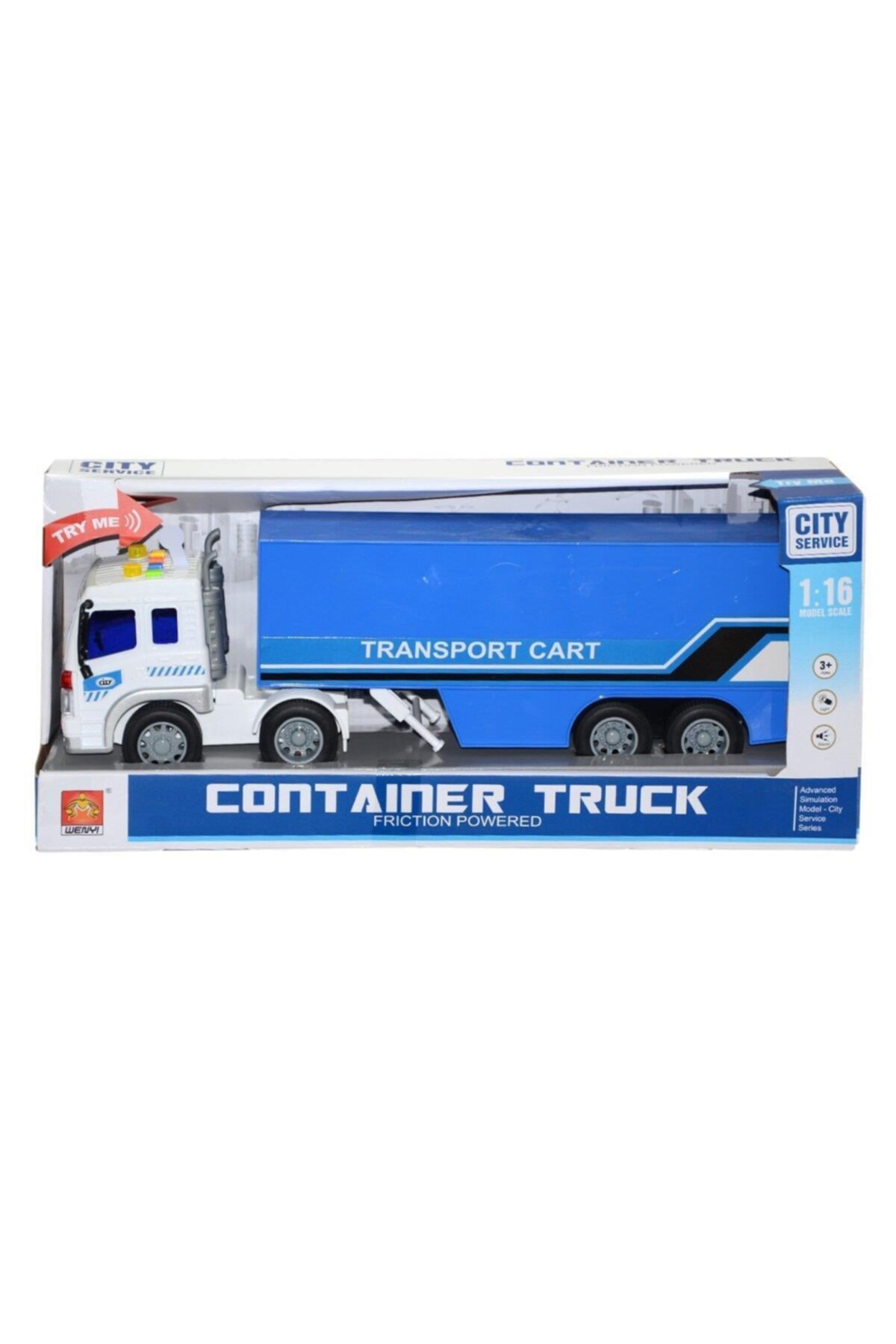 4İ Oyuncak City Service Sesli Ve Işıklı Konteynır Tır